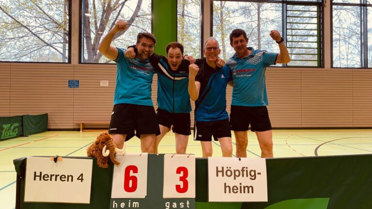 Read more about the article Senioren II und Herren II verlieren, Herren IV gewinnen, Uwe Kalkhoff mit erstem Punktspielsieg